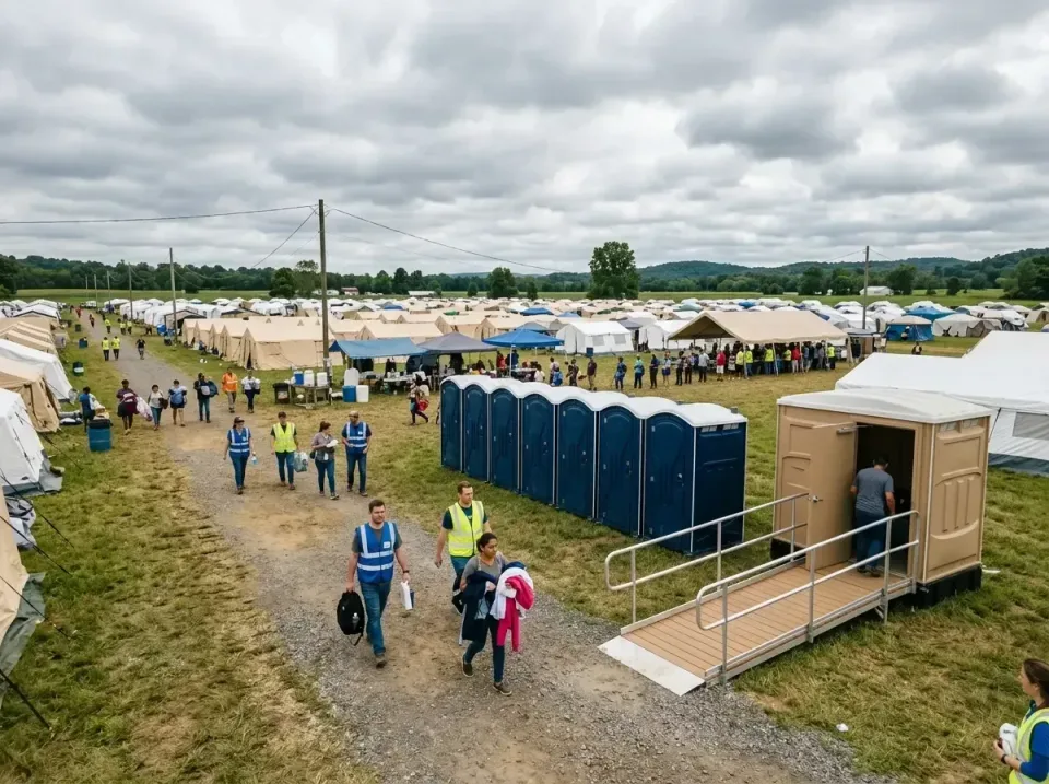 disaster-relief-camp-restrooms-010 — frequently asked questions, Dumpster & Portable Bathrooms Rental in Tokeneke, CT